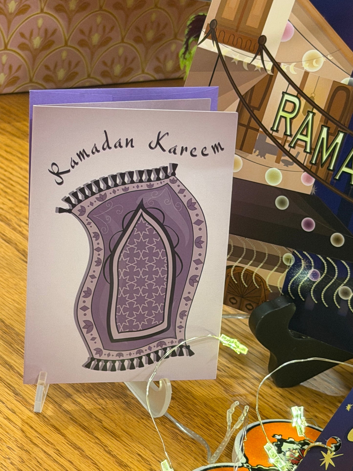 Ramadan Rug Greeting Card