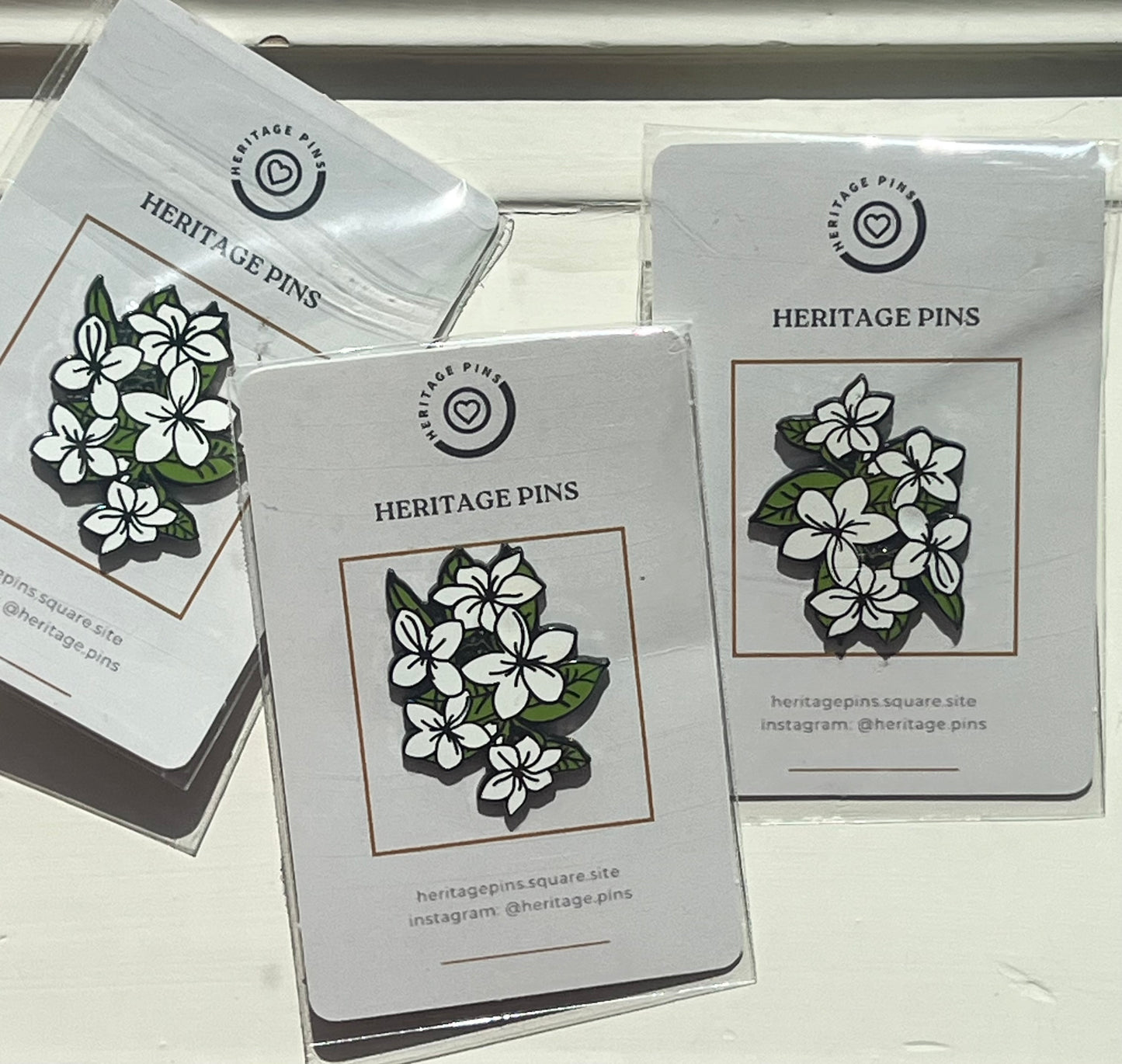 Jasmine Flower Pin