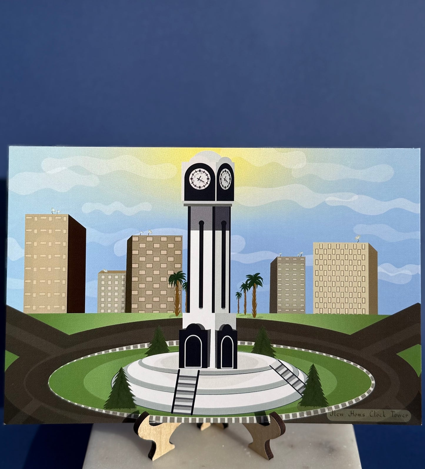 Homs Clock Tower Print